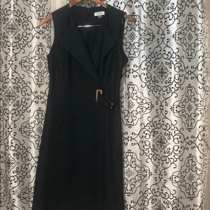 SALE Calvin Klein Demin Sleevless DressGold Buckle
